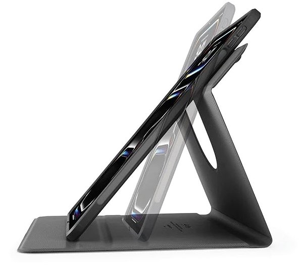 Tablet Case Pipetto Origami No5 Rotating Folio Case Black iPad Pro 11 (2024,2025) ...