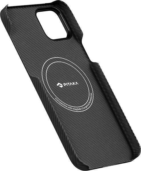 Kryt pre mobil Pitaka MagEZ 4 600D Case Black/Grey Twill iPhone 15 .