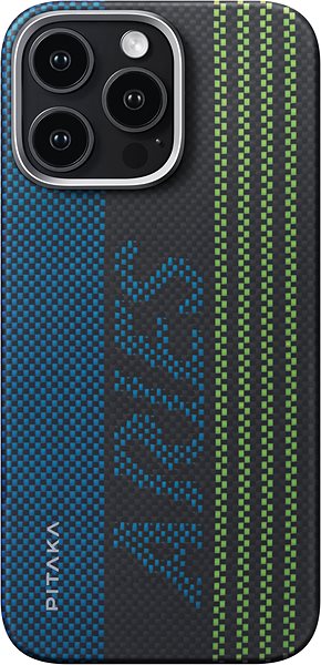 Handyhülle Pitaka x Aries Tactile Woven Case, Credit card - iPhone 16 Pro ...
