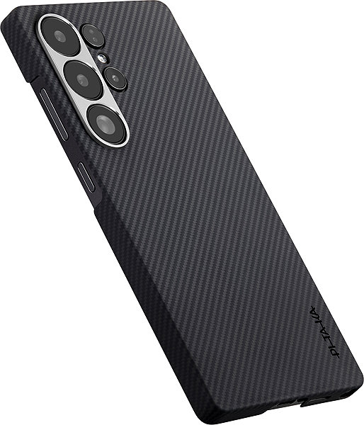 Handyhülle Pitaka UltraSlim Case Black/Grey Twill Samsung Galaxy S25 Ultra ...