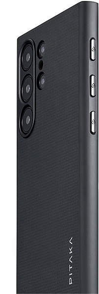 Handyhülle Pitaka MagEZ Case Pro 4 Black/Grey Samsung Galaxy S24 Ultra ...