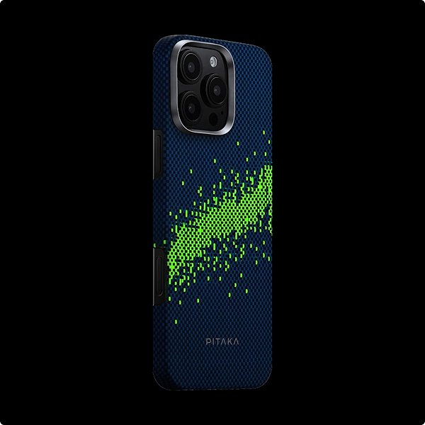 Telefon tok Pitaka StarPeak Luminous Case Milky Way Galaxy iPhone 16 Pro Max tok ...