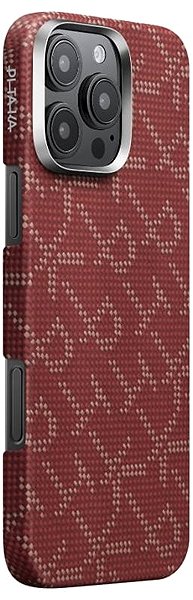 Handyhülle Pitaka Tactile Woven Case PTK Red Gold iPhone 16 Pro ...