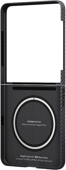 Handyhülle Pitaka Ultra Slim Case Black/Grey Samsung Galaxy Z Flip 7 ...