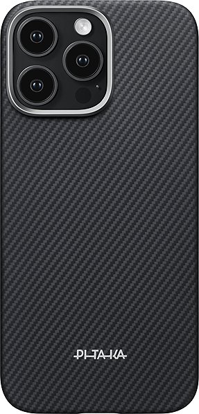 Handyhülle Pitaka Ultra-Slim Case Black / Grey PitaTap iPhone 16 Pro ...