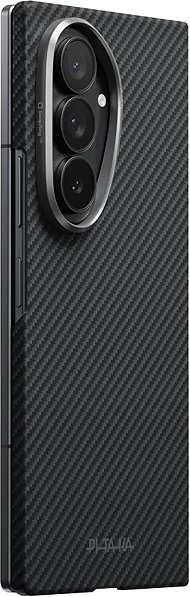 Handyhülle Pitaka Edge Case Full Set With Screen Protector Black/Grey Samsung Galaxy Z Fold 8 Ultra ...