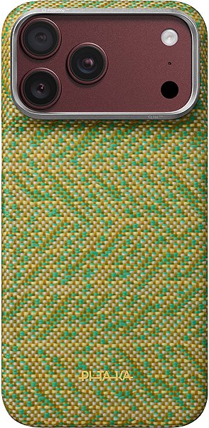 Telefon tok Pitaka Edge Case Wind Over Wheat iPhone 18 Pro Max / 17 Pro Max tok - Surging Awn 02* ...