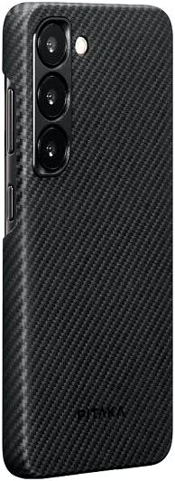 Telefon tok Pitaka MagEZ 3 Samsung Galaxy S23 fekete/szürke tok ...