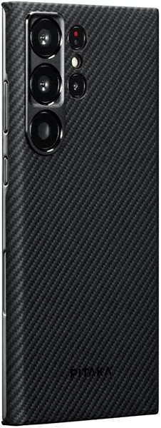 Telefon tok Pitaka MagEZ 3 Samsung Galaxy S23 Ultra fekete/szürke tok ...