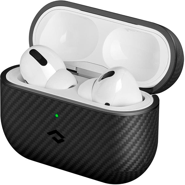 Fülhallgató tok Pitaka MagEZ Case Black Grey Airpods Pro Jellemzők/technológia