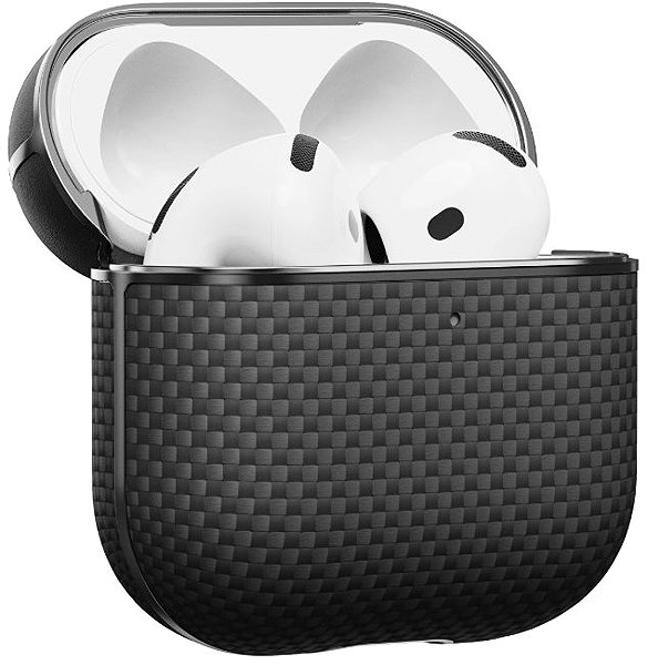 Headphone Case Pitaka Aramid Fiber Magnetic Case Black/Gray AirPods 4 ...