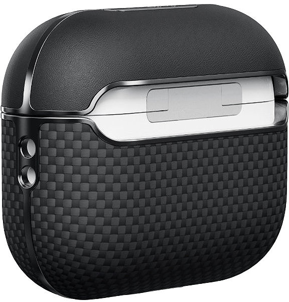 Headphone Case Pitaka Aramid Fiber Magnetic Case Black/Gray AirPods Pro2 ...