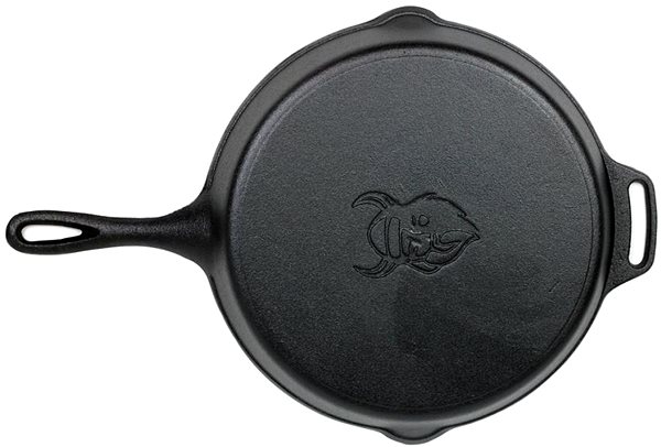 Pan Valhal Outdoor Cast iron pan with long handle 30cm .