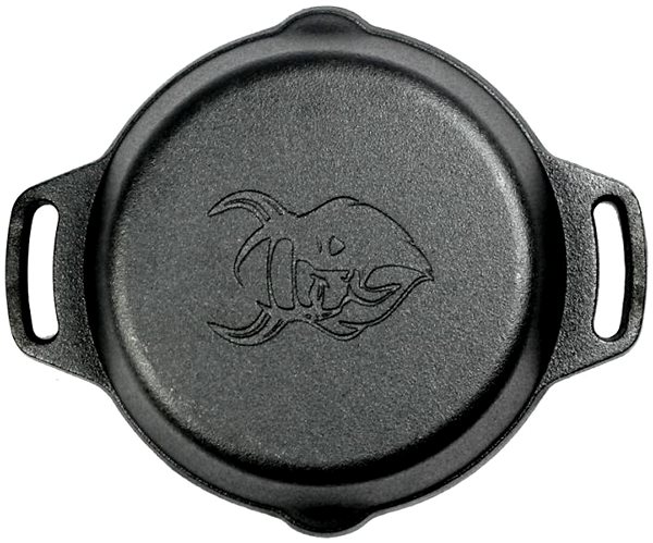 Pan Valhal Outdoor Cast iron deep pan with two handles 20cm .