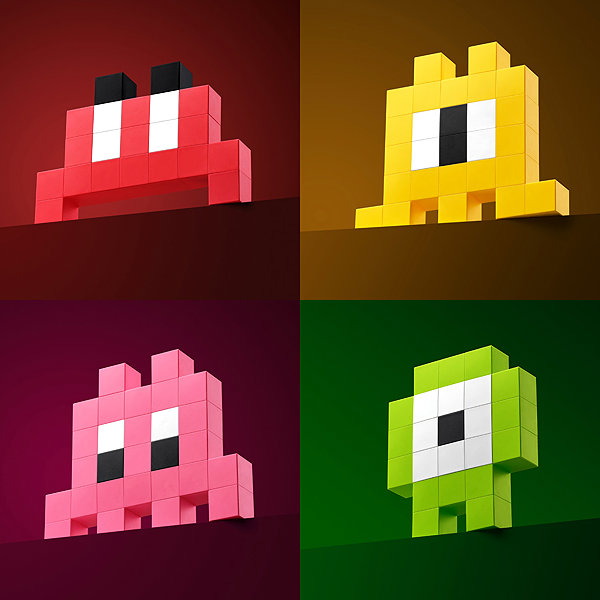 Building Set Pixio Voxart - Monsters - Blue, Smart Pixel ...