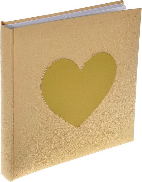 Photo Album KPH Wedding Love Message Gold Lateral view