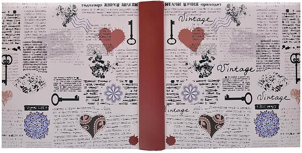 Photo Album KPH Classic Vintage News Red ...