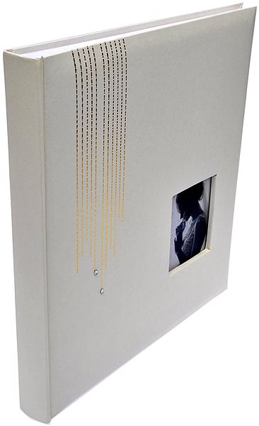 Photo Album KPH Bridal Wedding Glitter Gold Lateral view