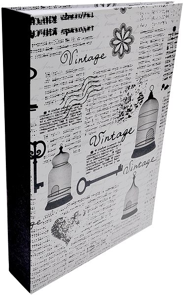 Photo Album KPH Vintage News 300 Photo Black Lateral view