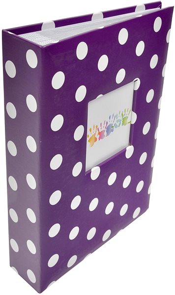 Photo Album KPH Polka Dot 200 Purple Lateral view