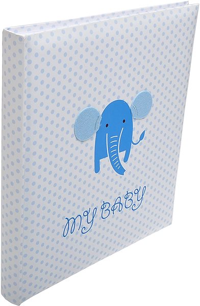 Photo Album KPH Baby Elephant Blue Lateral view