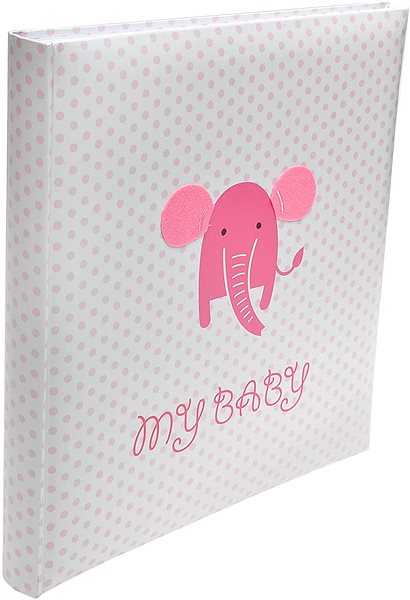 Photo Album KPH Baby Elephant Pink Lateral view