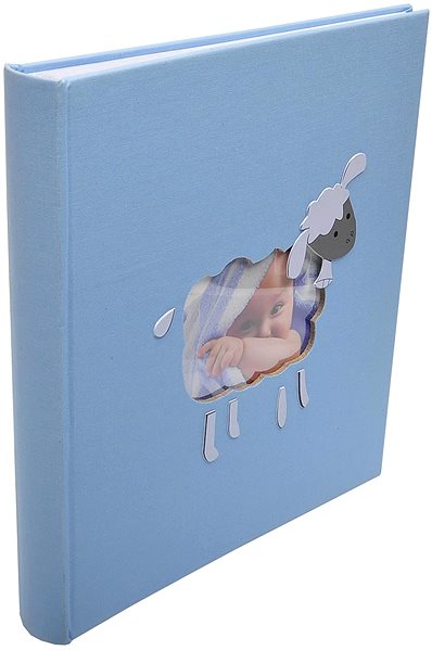 Photo Album KPH Baby History Blue Lateral view