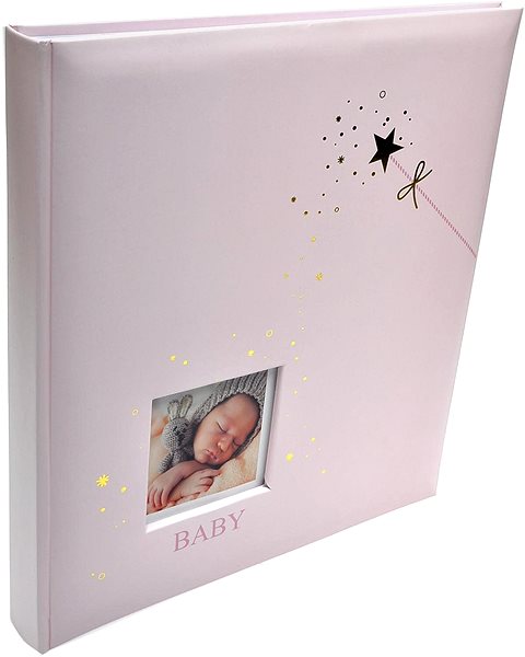 Photo Album KPH Baby Stars Pink Lateral view
