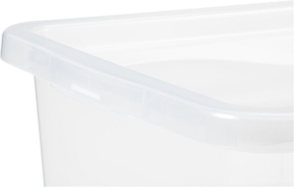 Tároló doboz Plast Team Basic Box Tárolódoboz, 20 l, 42,5×33×21,3 cm, átlátszó ...