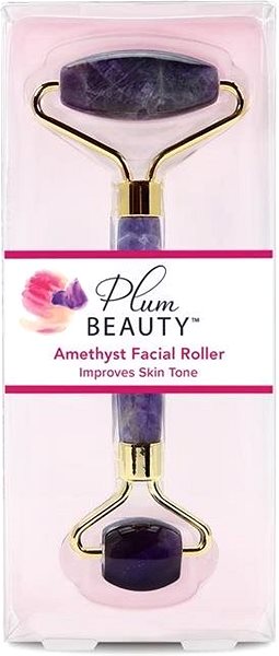 Face Roller Plum Beauty Valček na kontúry tváre ametyst .