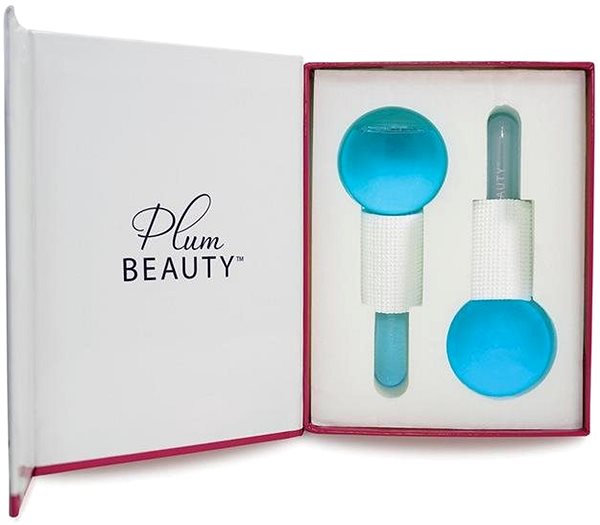 Face Roller Plum Beauty Sklenené chladiace tvárové gule .