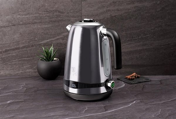 Electric Kettle BERLINGERHAUS Kettle with temperature control 1,7 l Carbon PRO Line ...