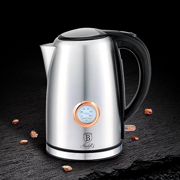 Electric Kettle BERLINGERHAUS Kettle 1,7 l with thermostat Moonlight Edition ...