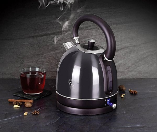 Electric Kettle BERLINGERHAUS Kettle 1,8 l Metallic Line Carbon Pro Edition ...
