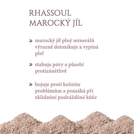 Arcradír ZÁHIR COSMETICS Rhassoul Moroccan Lava Clay 200 g ...