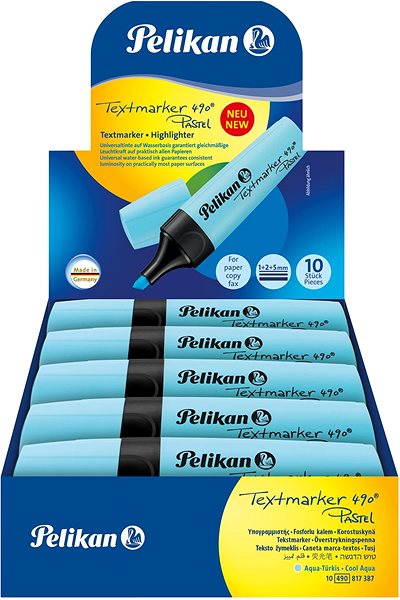 Zvýrazňovač PELIKAN Pastel sv. modrý Vlastnosti/technológia