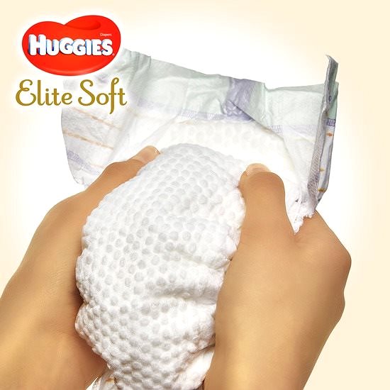 Pelenka HUGGIES Elite Soft 3 (80 db) Jellemzők/technológia