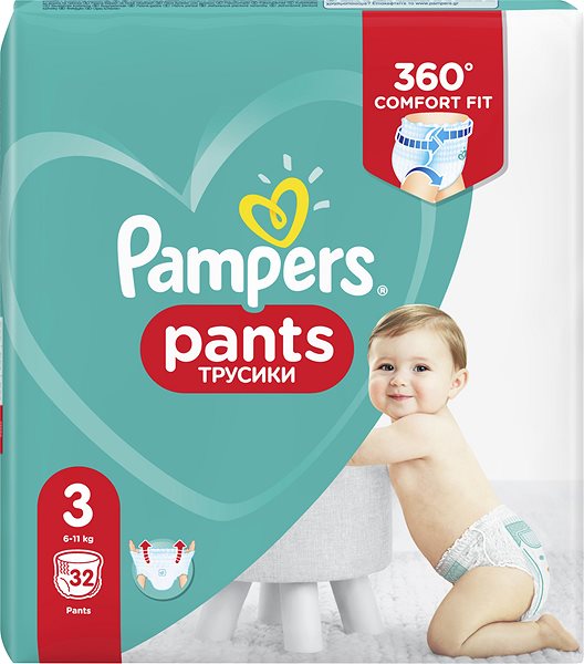 Plienkové nohavičky Pampers Pants veľ. 3 (32 ks) ...