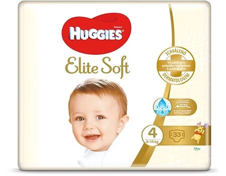 Detské plienky HUGGIES Elite Soft veľ. 4 (33 ks) Screen