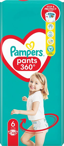 Bugyipelenka PAMPERS Pants 6 (48 db) ...