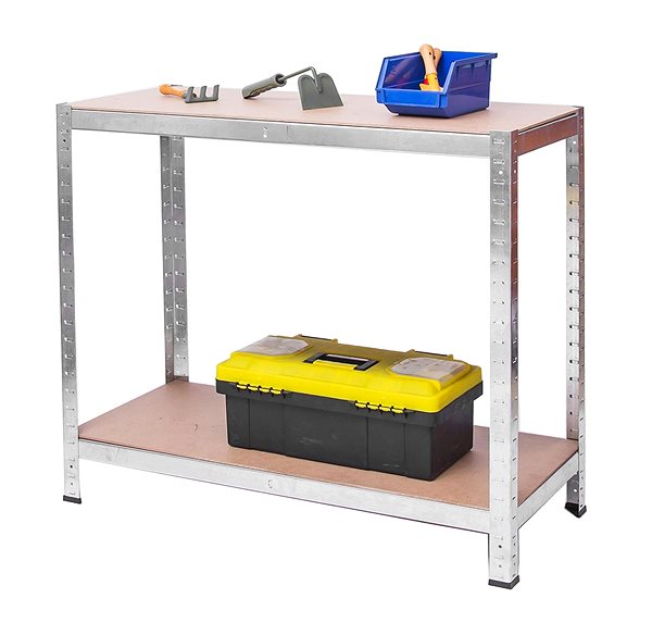 Shelving Unit Plonos Metal shelf 180 × 90 × 40 cm ...