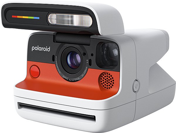 Polaroid Flip White Sofortbildkamera + Farbfilm-Pack (8 Fotos) .