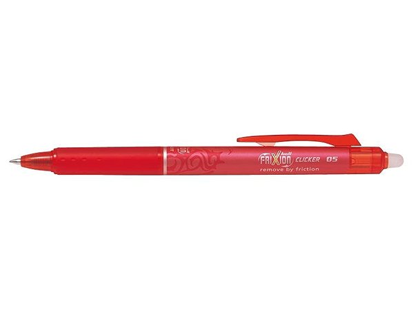 Radierstift PILOT FriXion Clicker 05 / 0,25 mm - rot - 3er-Pack ...