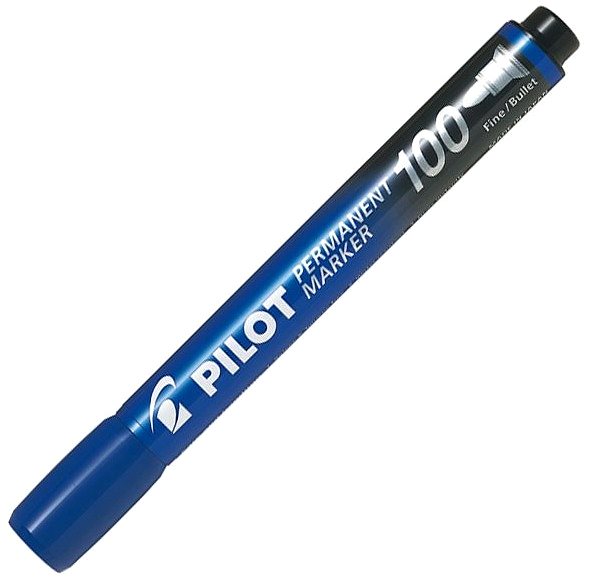 Marker PILOT Permanent Marker 100 1mm blau ...