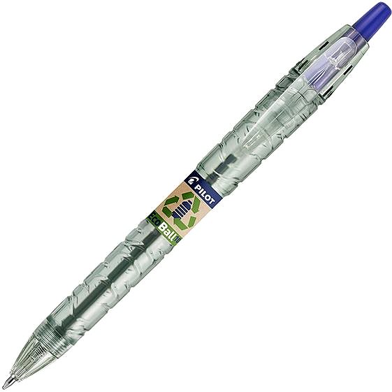 Kugelschreiber PILOT B2P EcoBall Ocean Plastic - M - blau + blaue Nachfüllpackung ...