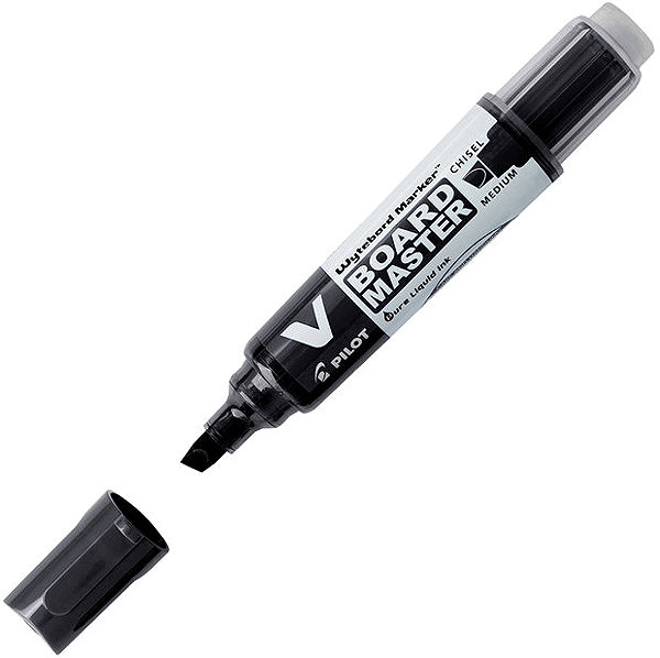 Marker PILOT V-Board Master Chisel 2,2 - 5,2 mm, schwarz, Packung mit 2 St. ...