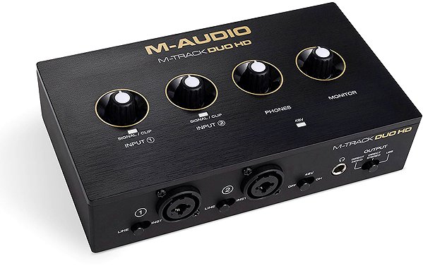 External Sound Card  M-Audio M-Track DUO HD producer pack ...