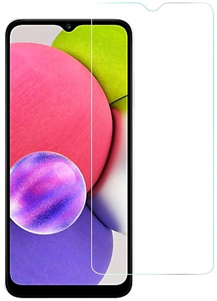 Glass Screen Protector Blue Star Tempered Glass Samsung A03s 68636 Screen