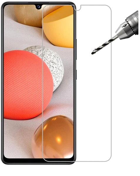 Glass Screen Protector GoldGlass Tempered Glass Samsung A42 56145 Screen