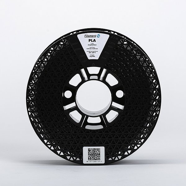 Filament Filament PM 1.75 PLA schwarzer Graphit 1 kg ...